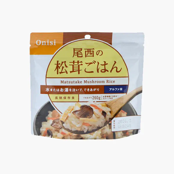 Onisi|日本尾西即食-乾燥飯|5種口味|100g