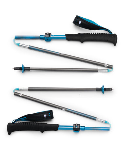 Black Diamond｜S25 Distance Carbon FLZ 碳纖維摺疊登山杖｜110-125cm ｜168g